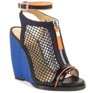 GX by Gwen Stefani Ainsley Mesh Wedge Sandals 7.5